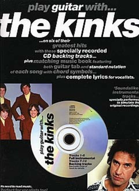 Play Guitar With The Kinks TAB Softcover Book/CD