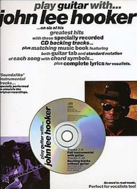 Play Guitar With John Lee Hooker TAB Softcover Book/CD