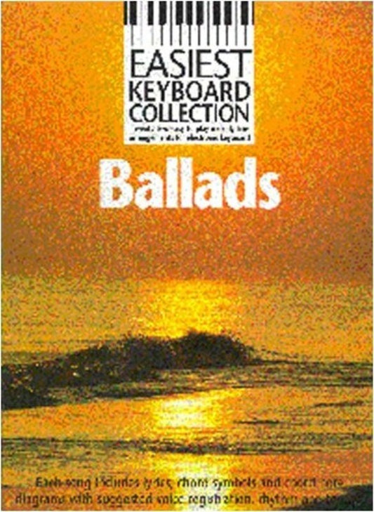 Easiest Keyboard Coll Ballads (Softcover Book)
