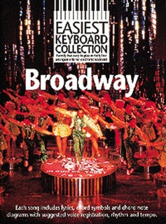Easiest Keyboard Coll Broadway (Softcover Book)