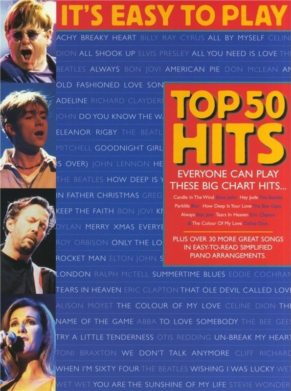 Its Easy To Play Top 50 Hits Vol 1 PVG (Softcover Book)