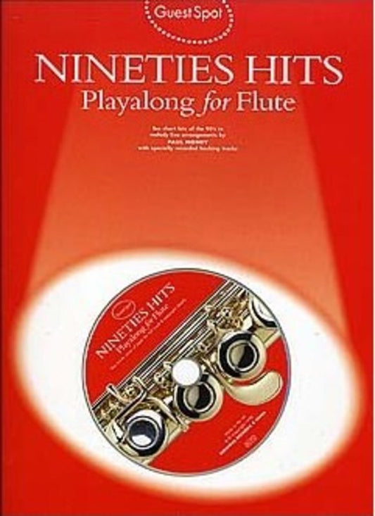 Guest Spot 90s Hits Flute Softcover Book/CD