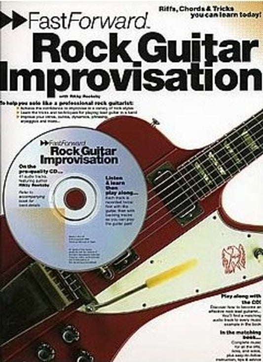 Fast Forward Rock Guitar Improvisation Softcover Book/CD