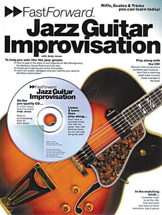 Fast Forward Jazz Guitar Iimprovisation Softcover Book/CD