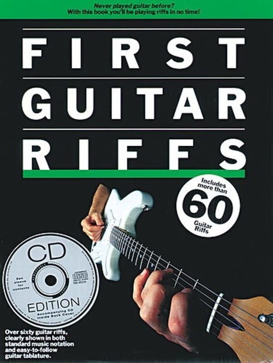 First Guitar Riffs TAB Softcover Book/CD
