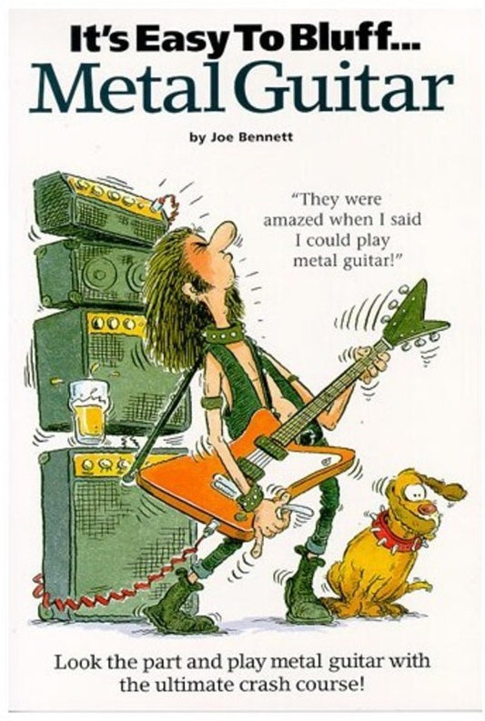 Its Easy To Bluff Metal Guitar (Softcover Book)