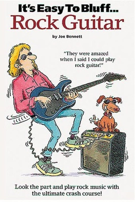 Its Easy To Bluff Rock Guitar (Softcover Book)