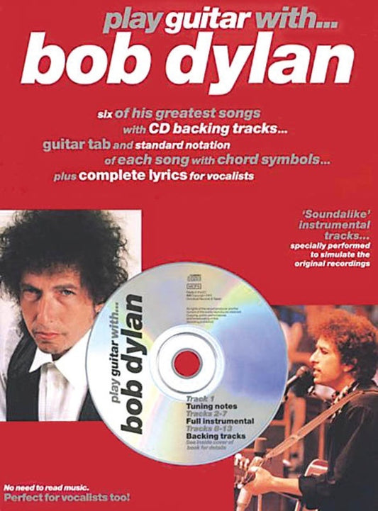 Play Guitar With Bob Dylan Softcover Book/CD
