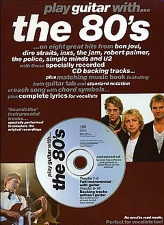 Play Guitar With The 80s TAB Softcover Book/CD