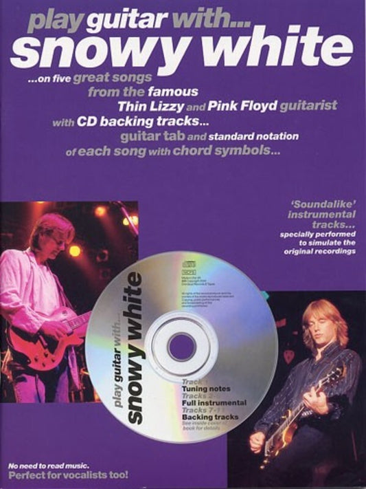 Play Guitar With Snowy White TAB Softcover Book/CD
