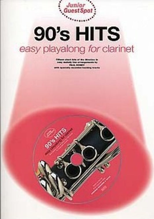 Junior Guest Spot 90s Hits Clarinet Softcover Book/CD