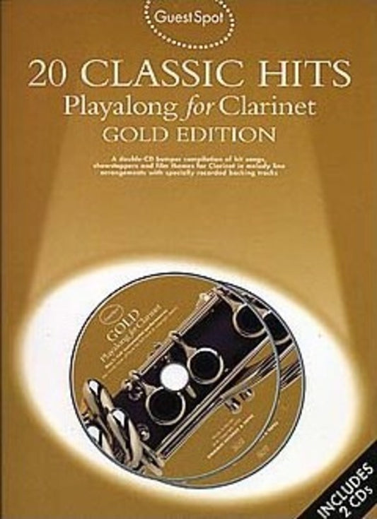 Guest Spot Gold 20 Classic Hits Clarinet Softcover Book/CD