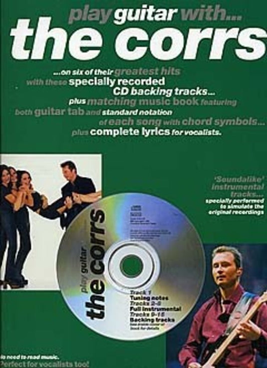 Play Guitar With The Corrs TAB Softcover Book/CD