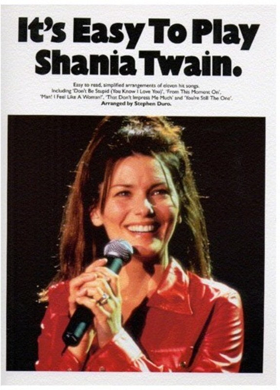 Its Easy To Play Shania Twain PVG (Softcover Book)