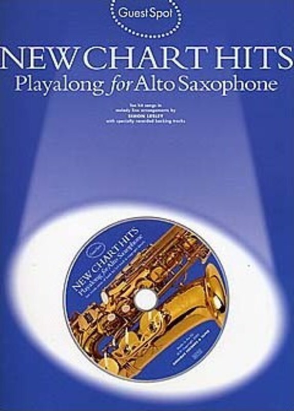 Guest Spot New Chart Hits Alto Sax Softcover Book/CD