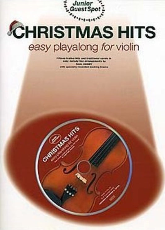 Junior Guest Spot Christmas Violin Softcover Book/CD