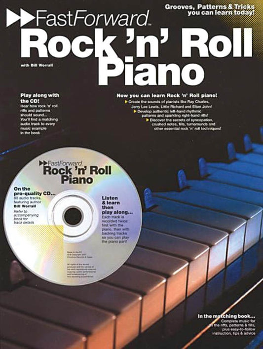 Fast Forward Rock N Roll Piano Softcover Book/CD