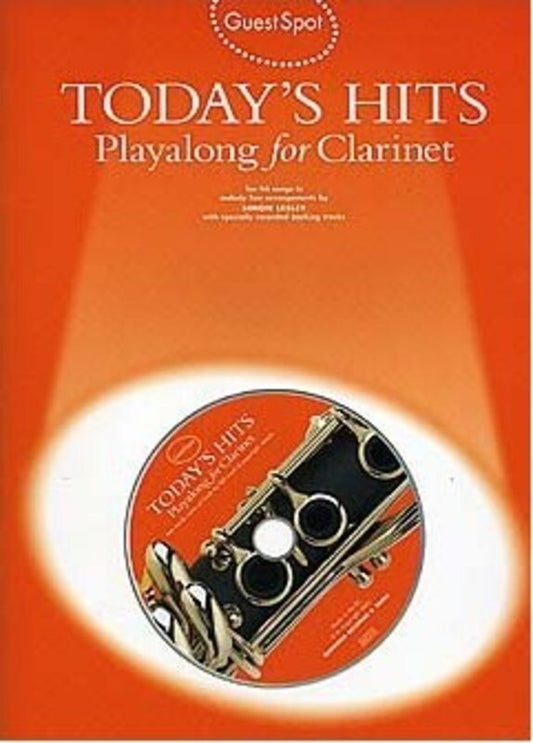 Guest Spot Todays Hits Clarinet Softcover Book/CD