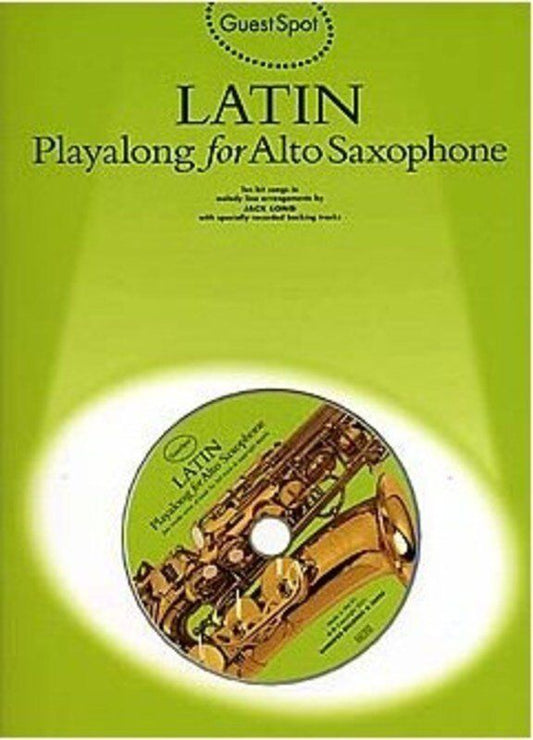 Guest Spot Latin Alto Saxophone BK/CD