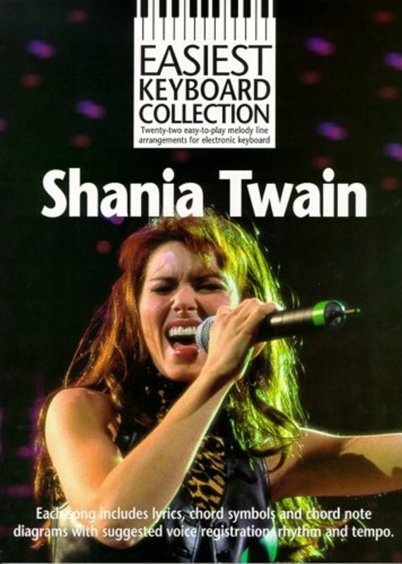 Easiest Keyboard Coll Shania Twain (Softcover Book)