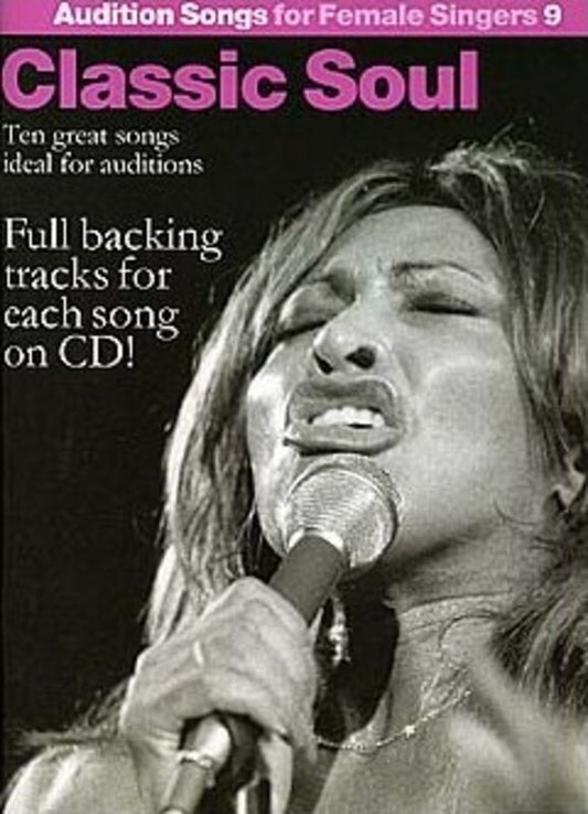 Audition Songs Female 9 Classic SoulBook/CD