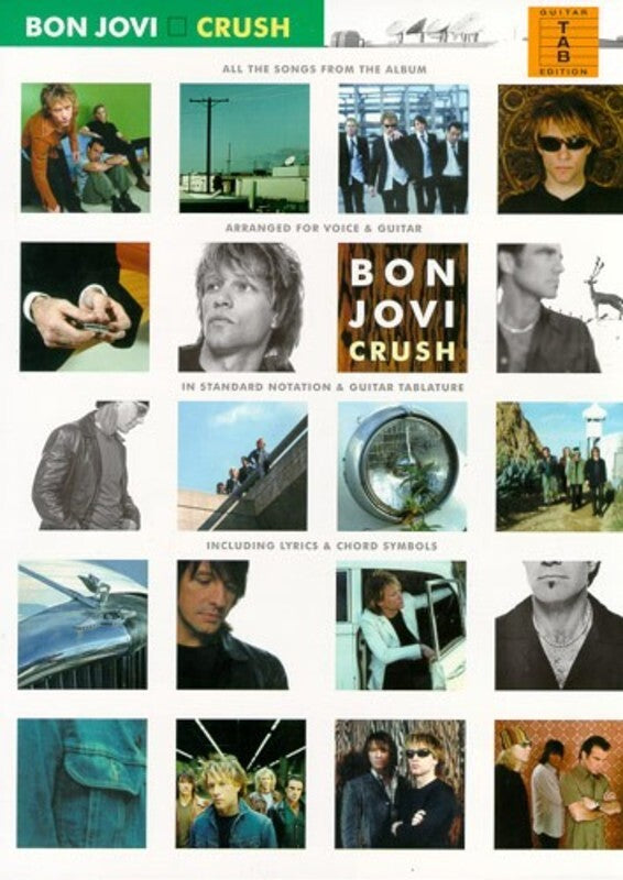 Bon Jovi - Crush Guitar TAB (Softcover Book)