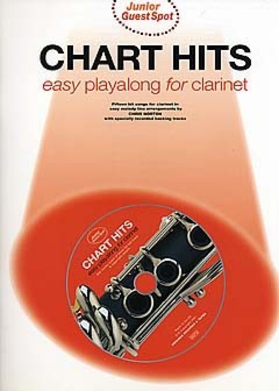Junior Guest Spot Chart Hits Clarinet Softcover Book/CD