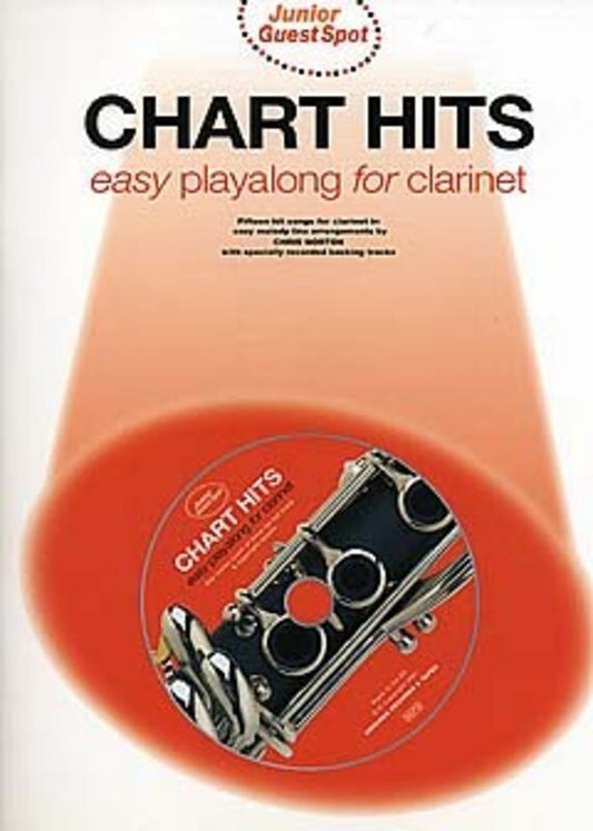 Junior Guest Spot Chart Hits Clarinet Softcover Book/CD