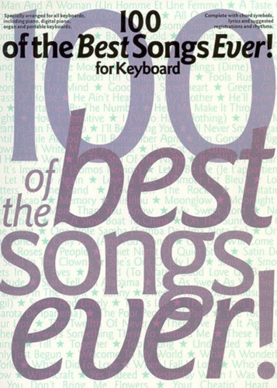 100 Of The Best Songs Ever For Keyboard (Softcover Book)