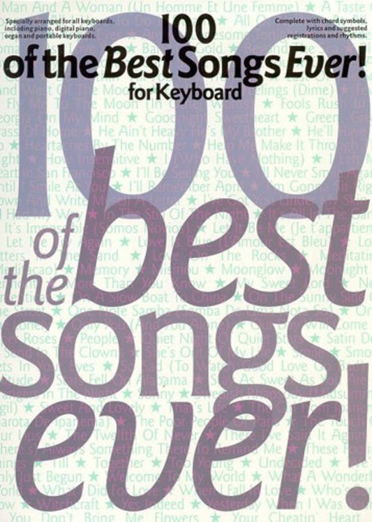 100 Of The Best Songs Ever For Keyboard (Softcover Book)
