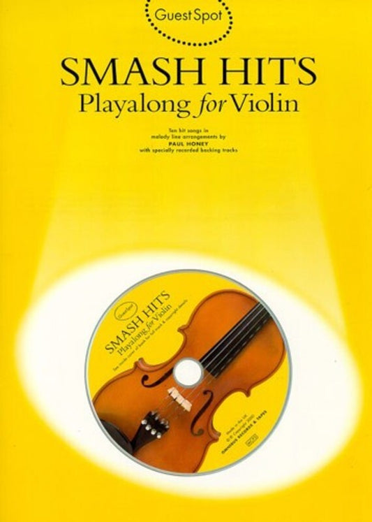 Guest Spot Smash Hits 1999 Violin Softcover Book/CD