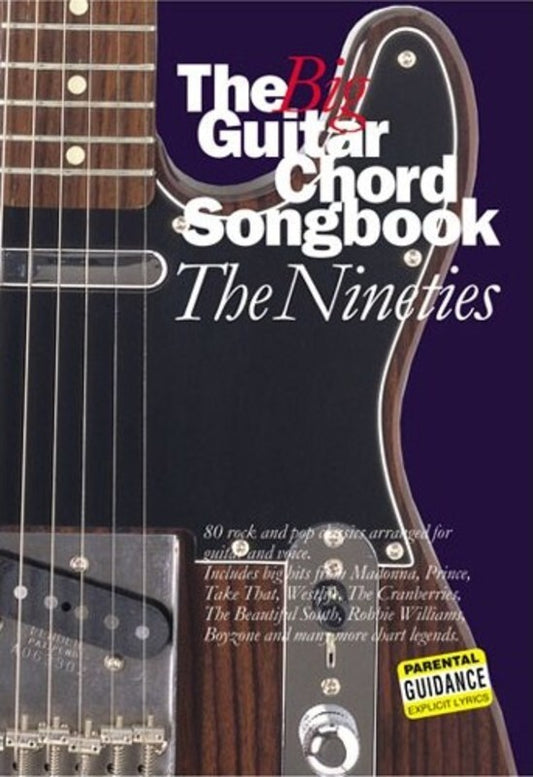Big Guitar Chord Songbook 90s (Softcover Book)