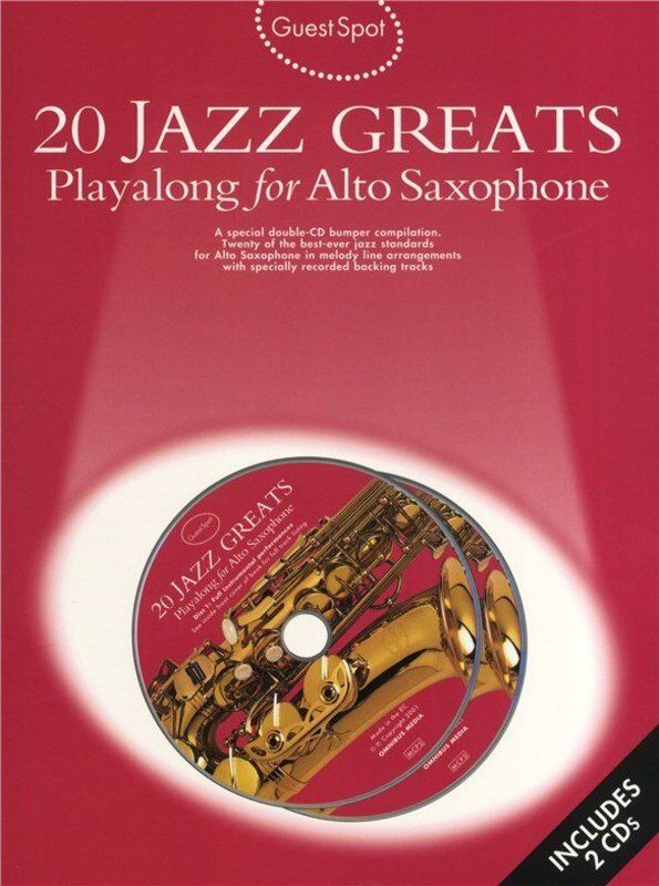 Guest Spot 20 Jazz Greats for Alto Saxophone BK/CD