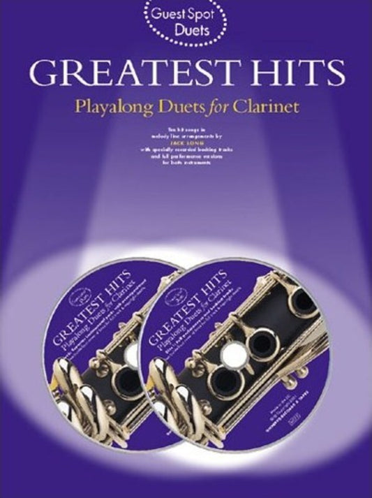 Guest Spot Greatest Hits Duets Clarinet Softcover Book/CD