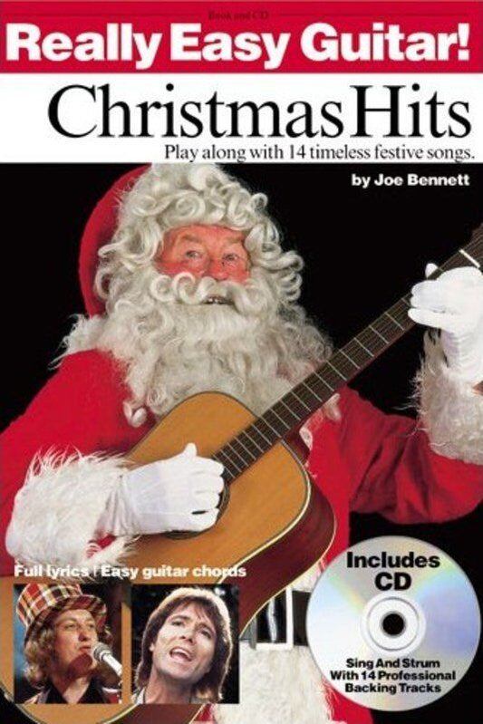 Really Easy Guitar Christmas Hits Book with CD