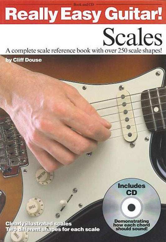 Really Easy Guitar Scales Book with CD