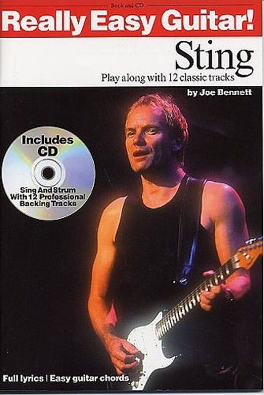 Really Easy Guitar Sting Softcover Book/CD