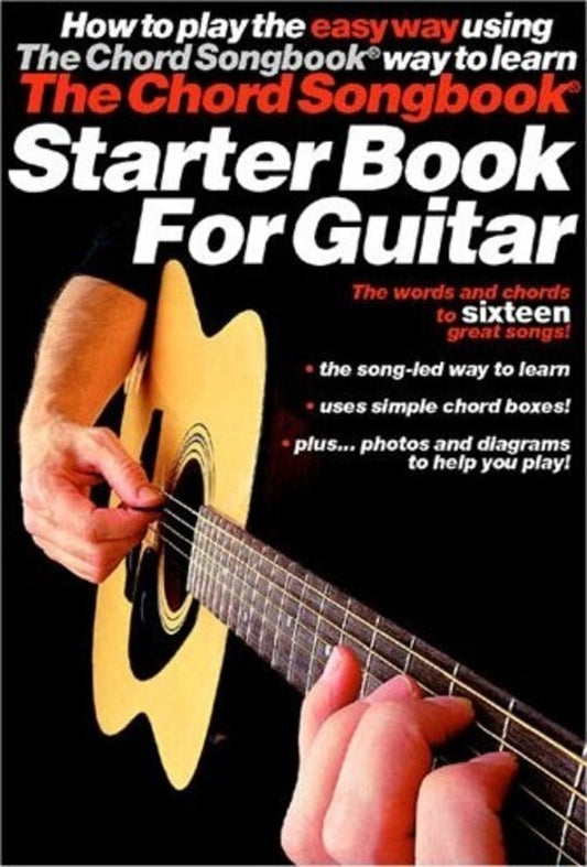The Chord Songbook Starter Book For Guitar (Softcover Book)