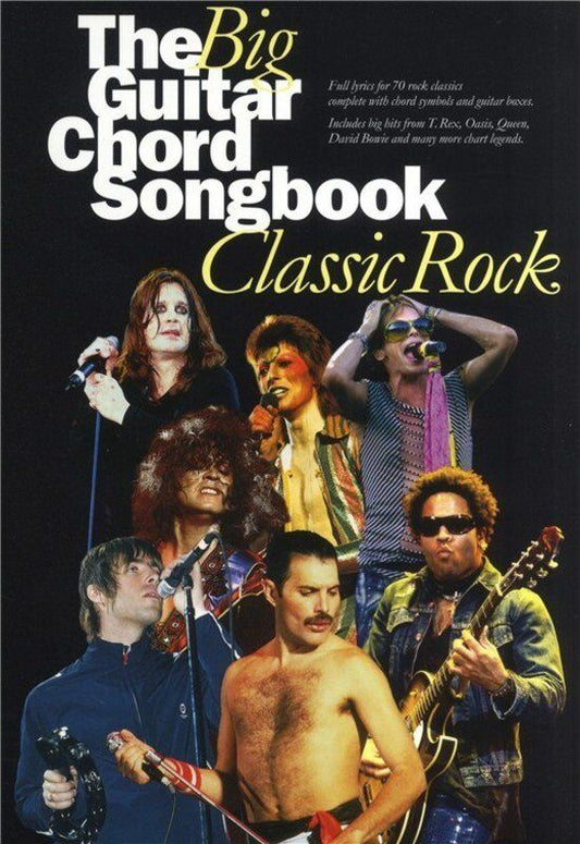 The Big Guitar Chord Songbook: Classic Rock - 70 Songs with Chord Symbols, Boxes & Lyrics for Guitar Players