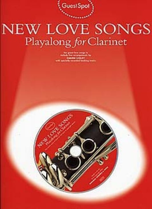 Guest Spot New Love Songs Clarinet Softcover Book/CD