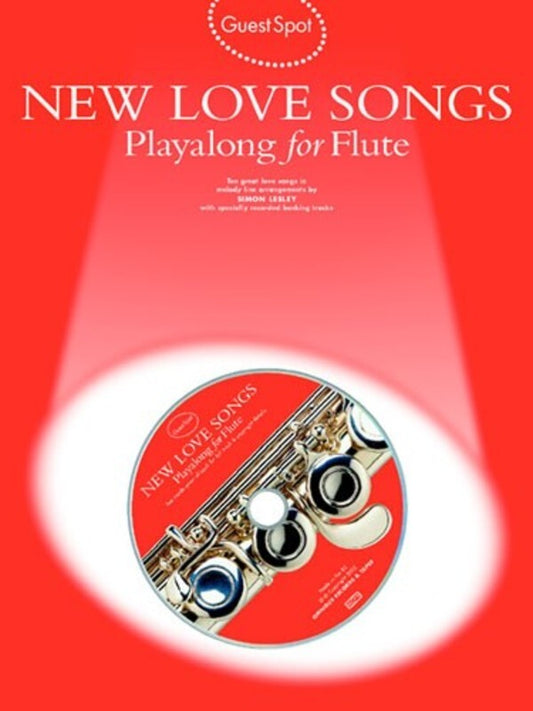 Guest Spot New Love Songs Flute Softcover Book/CD