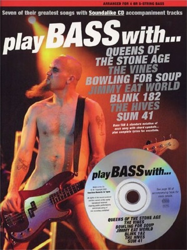 Play Bass With Queens Of Stone Age/Vines Softcover Book/CD