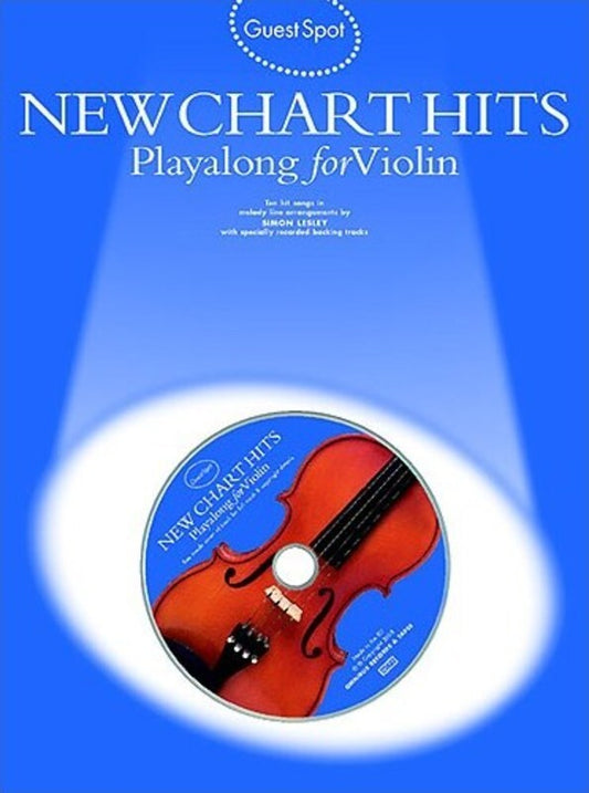 Guest Spot New Chart Hits Violin Softcover Book/CD