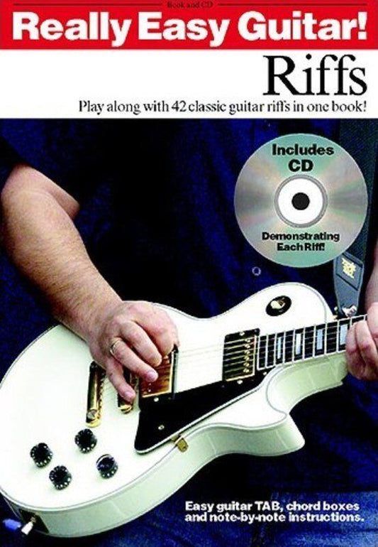 Really Easy Guitar Riffs Book and CD