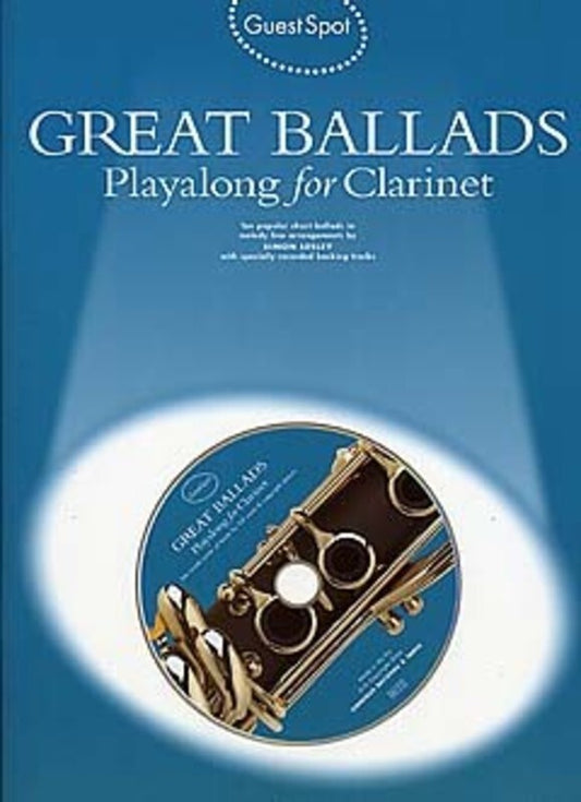 Guest Spot Great Ballads Clarinet Softcover Book/CD