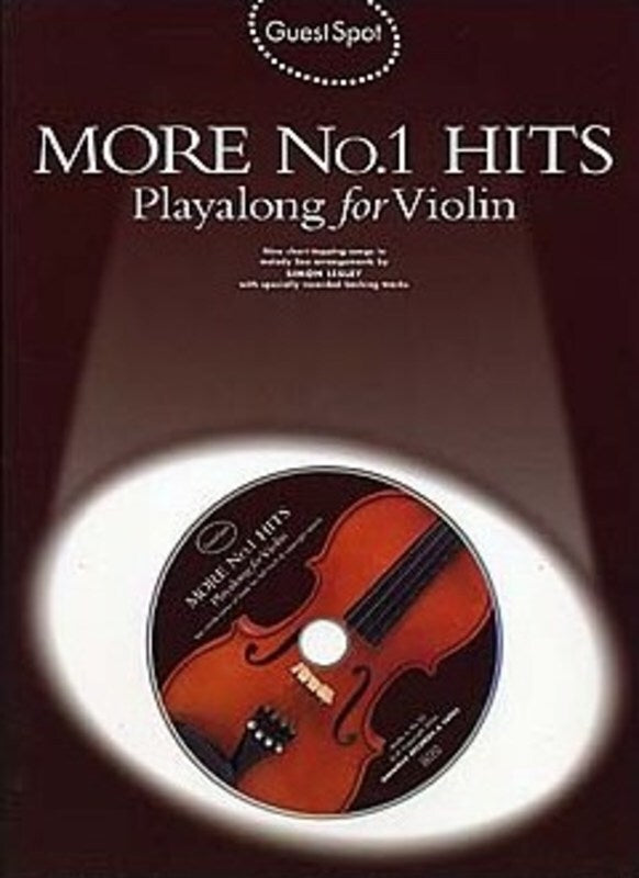 Guest Spot More No 1 Hits Violin Softcover Book/CD