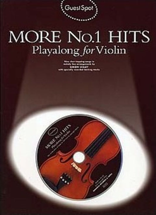 Guest Spot More No 1 Hits Violin Softcover Book/CD