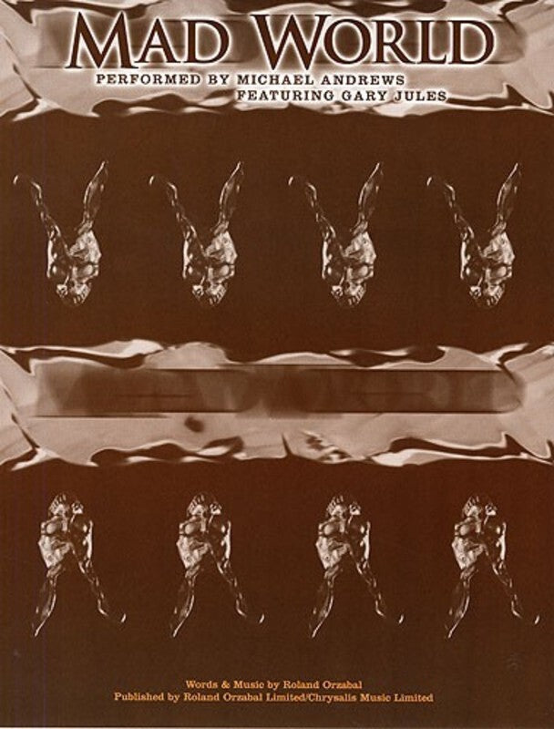 Michael Andrews Feat Gary Jules - Mad World Single Sheet