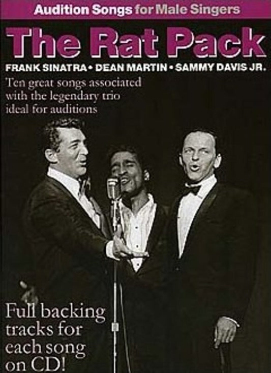 Audition Songs Male Rat Pack Softcover Book/CD