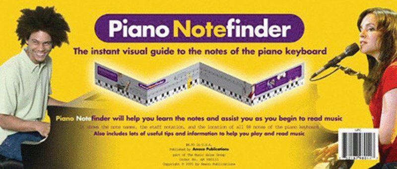 Piano Notefinder Visual Keyboard Guide by Wise Publications